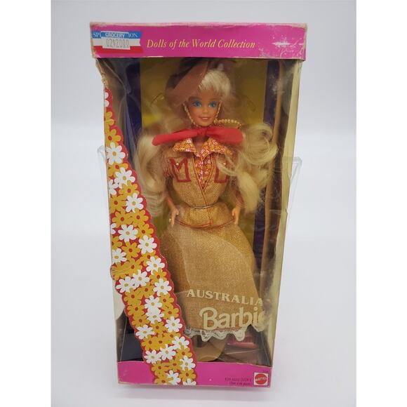 Barbie 1992 Australian Barbie -Dolls of the World #3626 - Picture 2 of 5